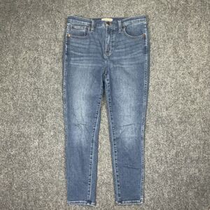 Madewell Jeans Womens Size 29 Blue Denim 10” High Rise Skinny Crop